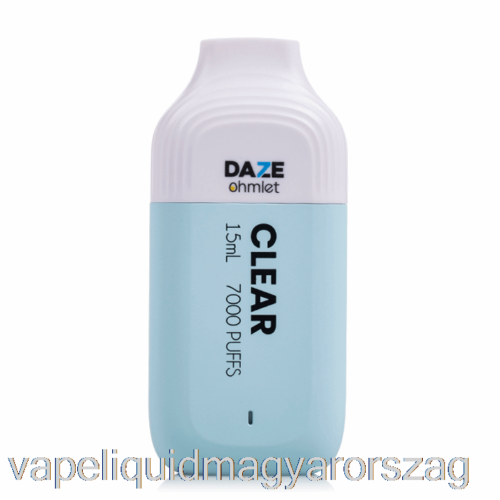 7 Daze Ohmlet 7000 Eldobható átlátszó Vape Toll